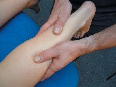 Sore feet can begin in the calves